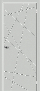 Товар Межкомнатная дверь Граффити-5.Д.П Grey Silk BR5518